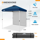 6.6x6.6 Pop Up Canopy Tent with Sidewall - Eagle Peak Custom Canopy Tent