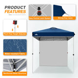 6.6x6.6 Pop Up Canopy Tent with Sidewall - Eagle Peak Custom Canopy Tent
