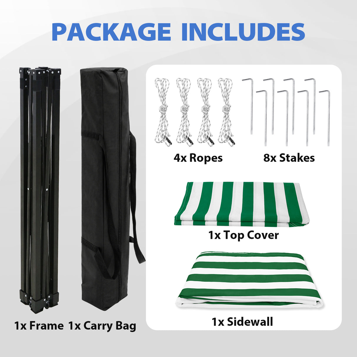Flat Top 4x4 Pop-up Canopy Changing Room