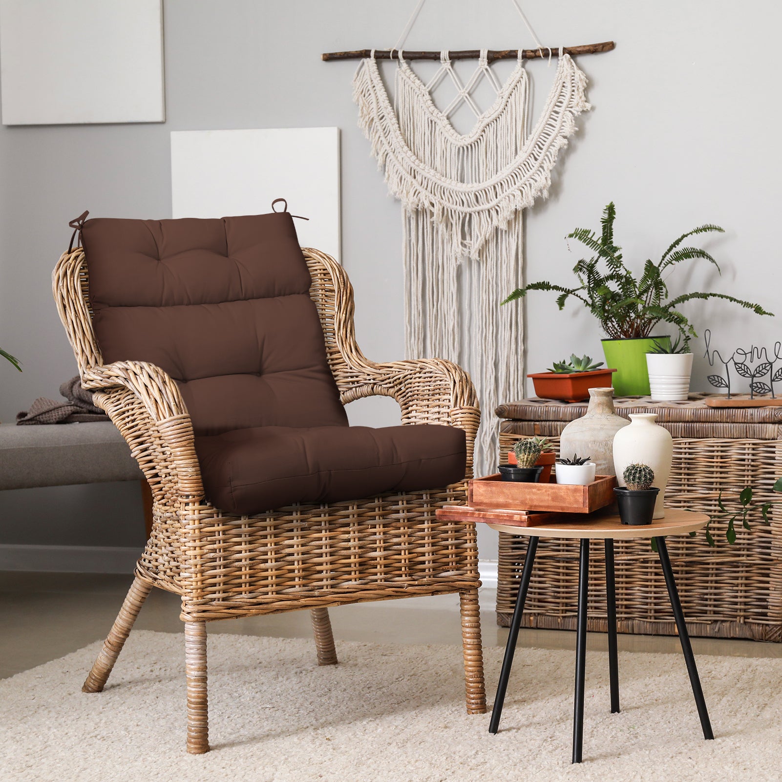 Tufted outdoor chair cushions new arrivals