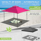 13x13 Straight Leg Pop Up Canopy Tent with 169 sqft of Shade