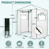 6x4 Easy Setup Small Pop Up Greenhouse - Eagle Peak®