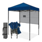 6x4 ft Instant Pop Up Canopy with Adjustable Sun Wall - Eagle Peak