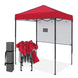 6x4 ft Instant Pop Up Canopy with Adjustable Sun Wall - Eagle Peak®