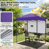 6x4 ft Instant Pop Up Canopy with Adjustable Sun Wall - Eagle Peak®