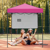 6x4 ft Instant Pop Up Canopy with Adjustable Sun Wall - Eagle Peak