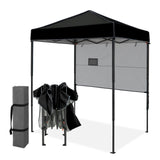 6x4 ft Instant Pop Up Canopy with Adjustable Sun Wall - Eagle Peak