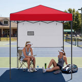 6x4 ft Instant Pop Up Canopy with Adjustable Sun Wall - Eagle Peak®
