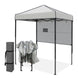 6x4 ft Instant Pop Up Canopy with Adjustable Sun Wall - Eagle Peak