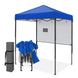 6x4 ft Instant Pop Up Canopy with Adjustable Sun Wall - Eagle Peak®