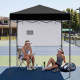 6x4 ft Instant Pop Up Canopy with Adjustable Sun Wall - Eagle Peak®