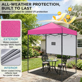 6x4 ft Instant Pop Up Canopy with Adjustable Sun Wall - Eagle Peak®