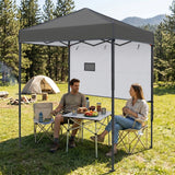 6x4 ft Instant Pop Up Canopy with Adjustable Sun Wall - Eagle Peak®