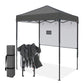 6x4 ft Instant Pop Up Canopy with Adjustable Sun Wall - Eagle Peak®