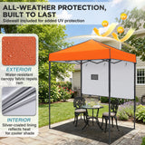6x4 ft Instant Pop Up Canopy with Adjustable Sun Wall - Eagle Peak®