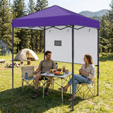 6x4 ft Instant Pop Up Canopy with Adjustable Sun Wall - Eagle Peak®