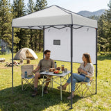 6x4 ft Instant Pop Up Canopy with Adjustable Sun Wall - Eagle Peak®