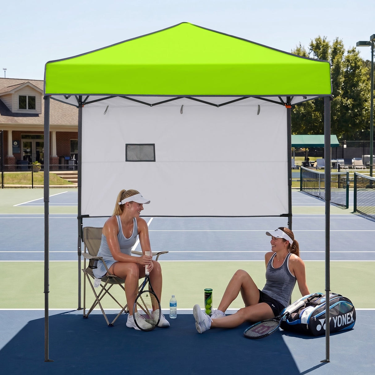 6x4 ft Instant Pop Up Canopy with Adjustable Sun Wall - Eagle Peak®