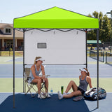 6x4 ft Instant Pop Up Canopy with Adjustable Sun Wall - Eagle Peak®