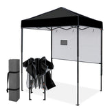6x4 ft Instant Pop Up Canopy with Adjustable Sun Wall - Eagle Peak®