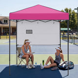 6x4 ft Instant Pop Up Canopy with Adjustable Sun Wall - Eagle Peak®