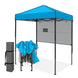 6x4 ft Instant Pop Up Canopy with Adjustable Sun Wall - Eagle Peak
