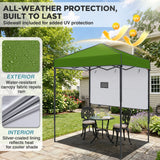 6x4 ft Instant Pop Up Canopy with Adjustable Sun Wall - Eagle Peak®