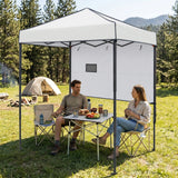 6x4 ft Instant Pop Up Canopy with Adjustable Sun Wall - Eagle Peak®