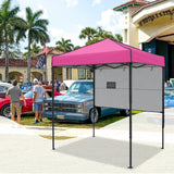 6x4 ft Instant Pop Up Canopy with Adjustable Sun Wall - Eagle Peak