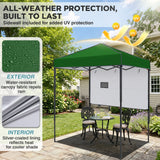 6x4 ft Instant Pop Up Canopy with Adjustable Sun Wall - Eagle Peak®
