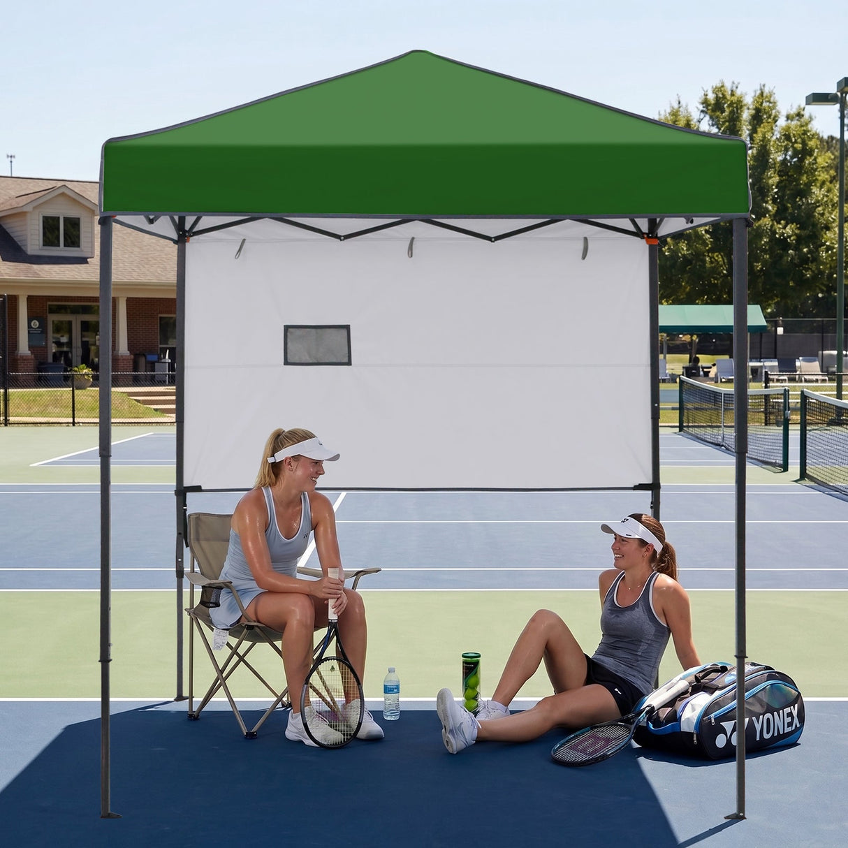 6x4 ft Instant Pop Up Canopy with Adjustable Sun Wall - Eagle Peak®