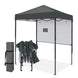 6x4 ft Instant Pop Up Canopy with Adjustable Sun Wall - Eagle Peak®