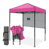 6x4 ft Instant Pop Up Canopy with Adjustable Sun Wall - Eagle Peak