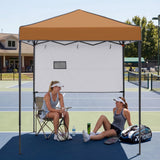 6x4 ft Instant Pop Up Canopy with Adjustable Sun Wall - Eagle Peak®