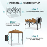 6x4 Instant Pop Up Canopy Tent - Eagle Peak®