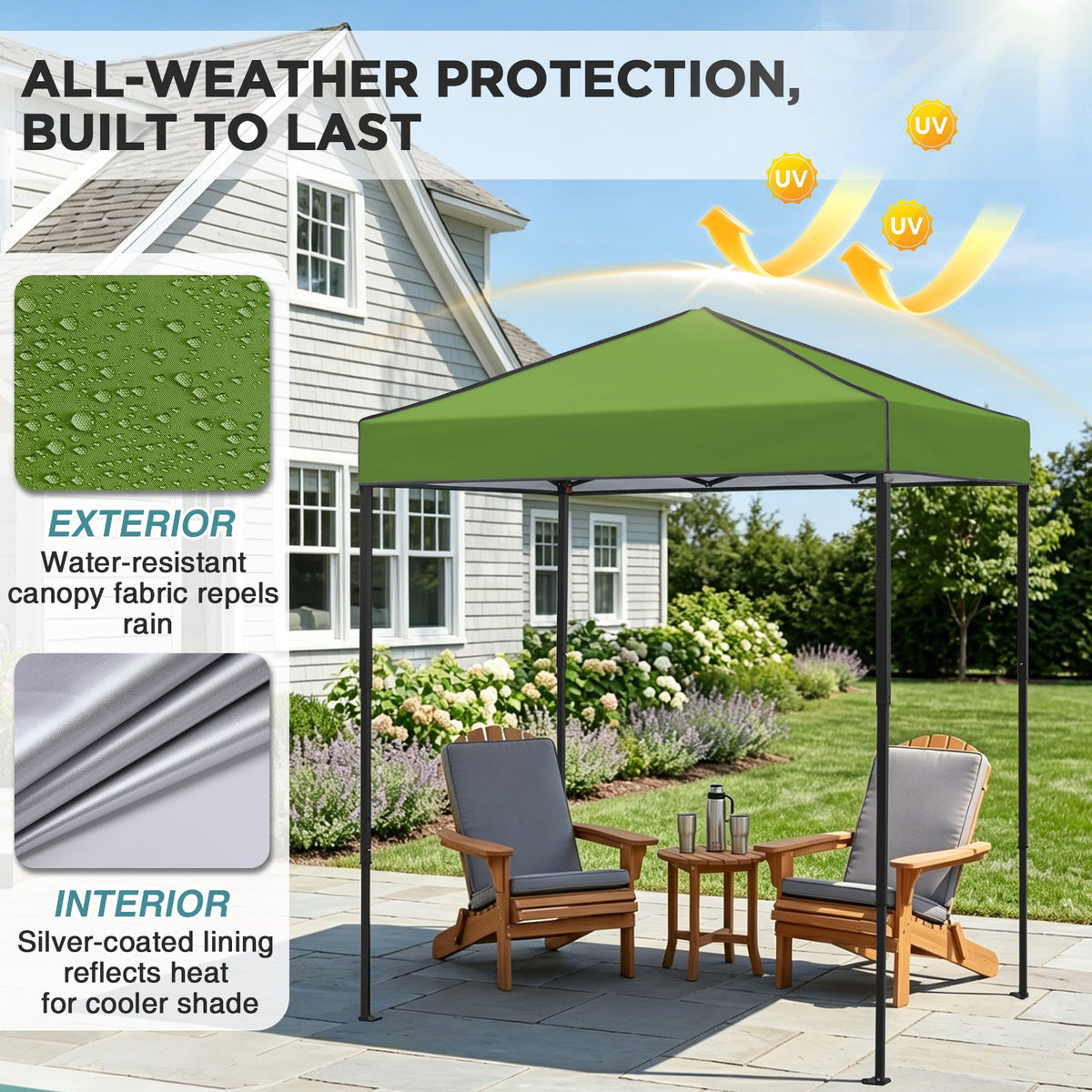 6x4 Instant Pop Up Canopy Tent - Eagle Peak®