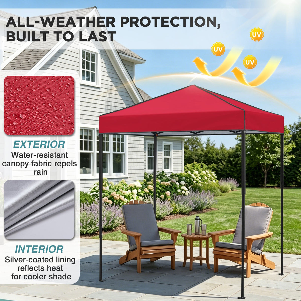 6x4 Instant Pop Up Canopy Tent - Eagle Peak®