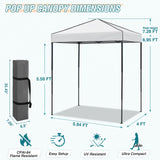 6x4 Instant Pop Up Canopy Tent - Eagle Peak Custom Canopy Tent