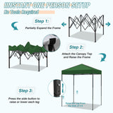 6x4 Instant Pop Up Canopy Tent - Eagle Peak Custom Canopy Tent