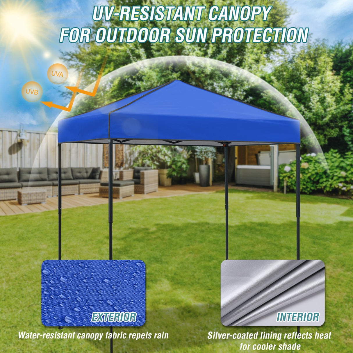 6x4 Instant Pop Up Canopy Tent - Eagle Peak Custom Canopy Tent