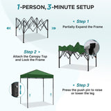 6x4 Instant Pop Up Canopy Tent - Eagle Peak®
