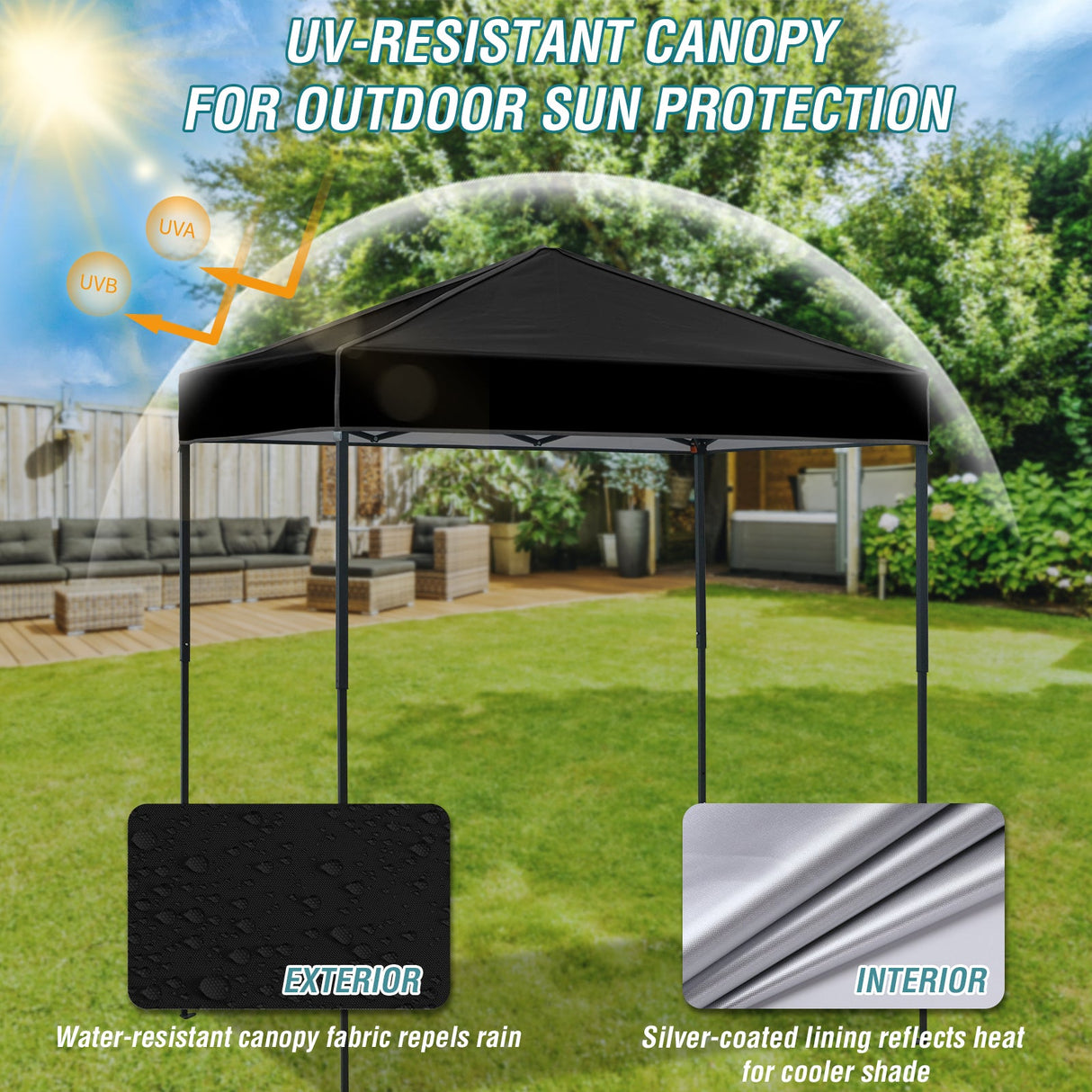 6x4 Instant Pop Up Canopy Tent - Eagle Peak Custom Canopy Tent