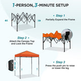6x4 Instant Pop Up Canopy Tent - Eagle Peak®