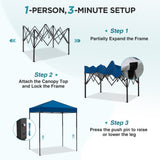 6x4 Instant Pop Up Canopy Tent - Eagle Peak®