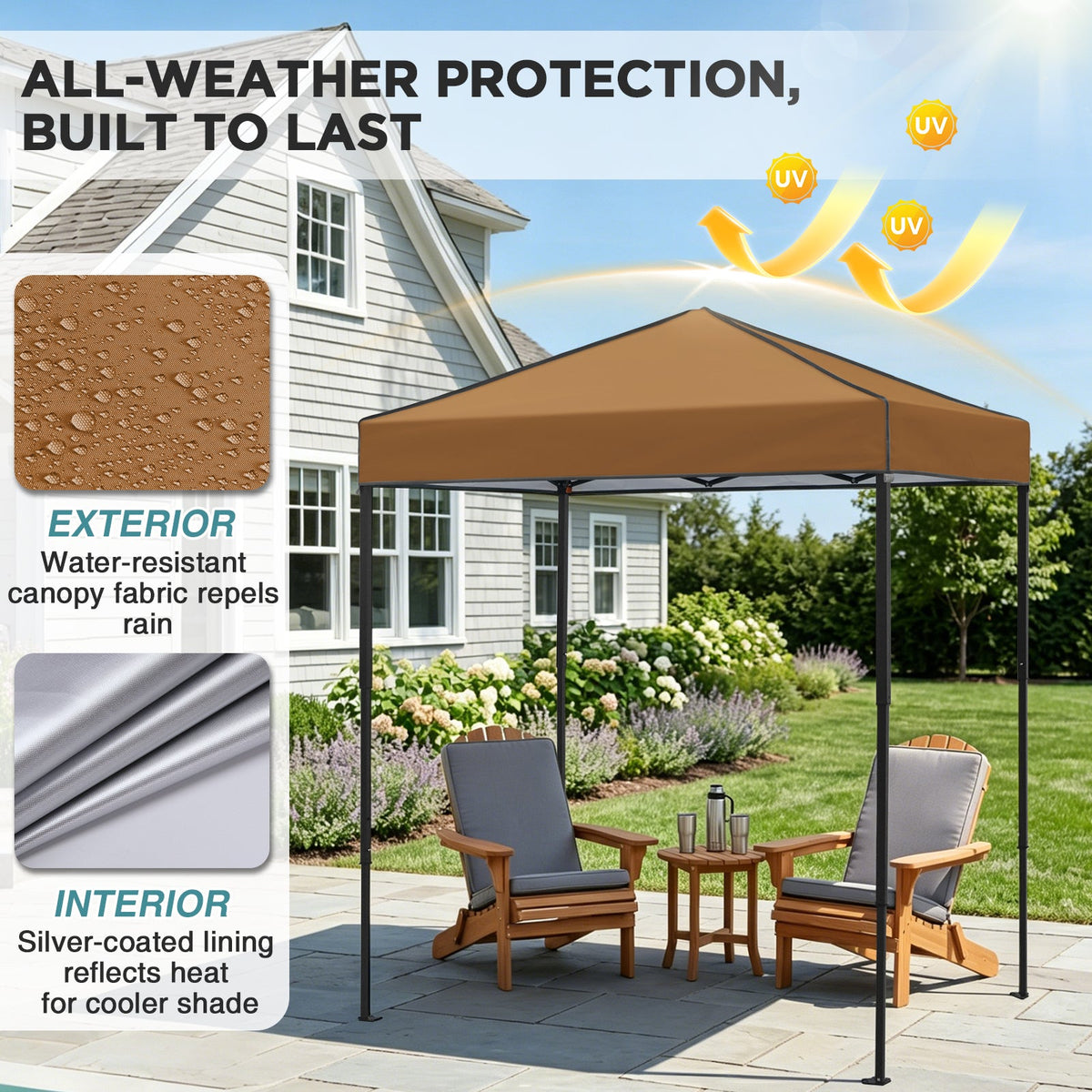 6x4 Instant Pop Up Canopy Tent - Eagle Peak®