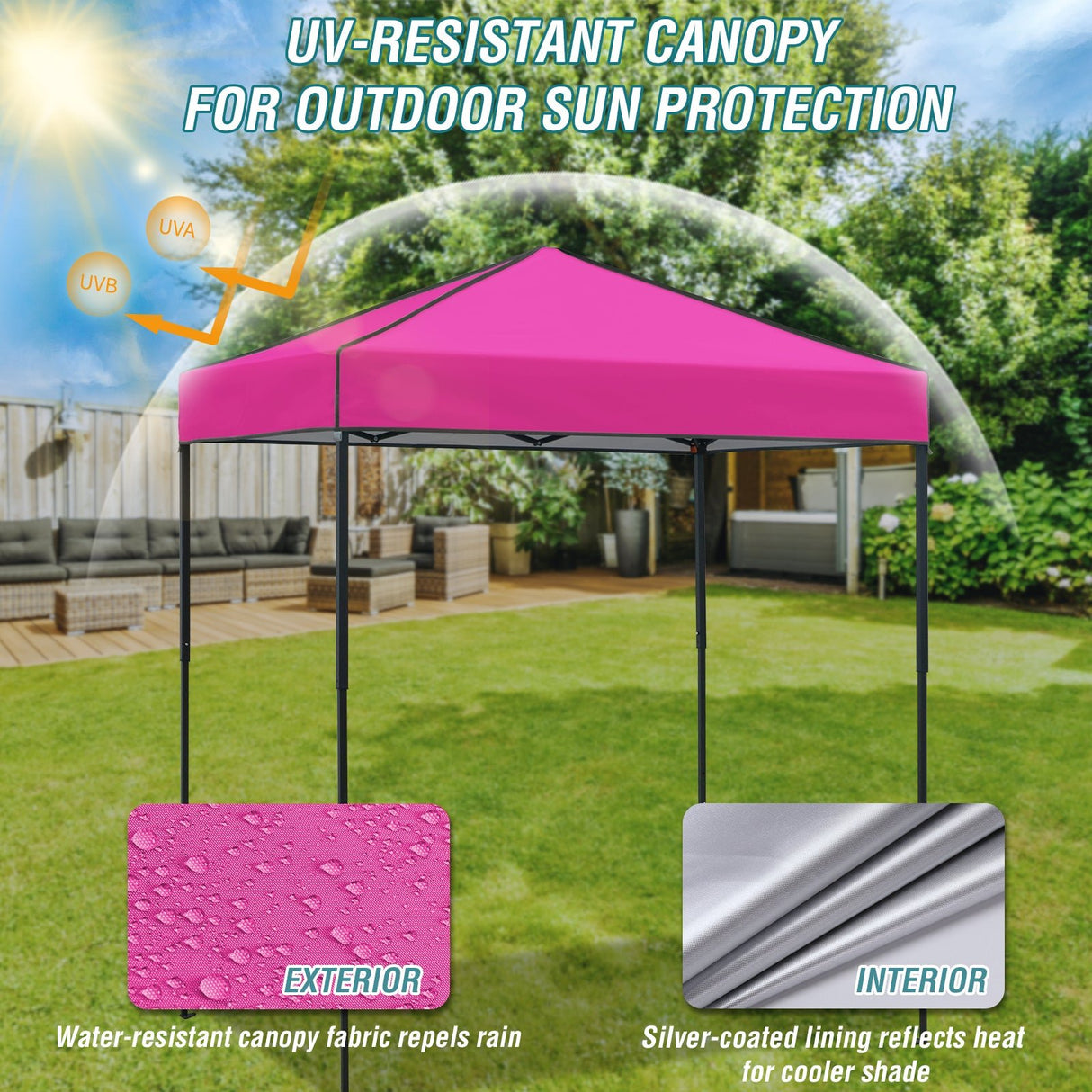 6x4 Instant Pop Up Canopy Tent - Eagle Peak Custom Canopy Tent