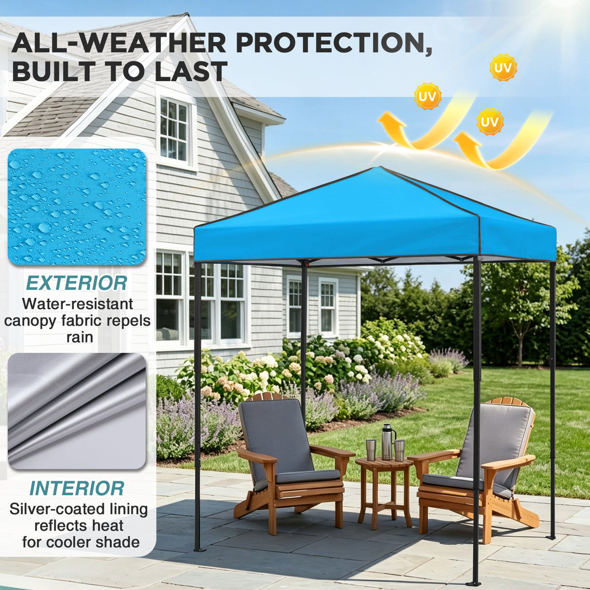 6x4 Instant Pop Up Canopy Tent - Eagle Peak®