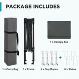 6x4 Instant Pop Up Canopy Tent - Eagle Peak®