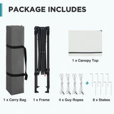 6x4 Instant Pop Up Canopy Tent - Eagle Peak®