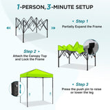 6x4 Instant Pop Up Canopy Tent - Eagle Peak®
